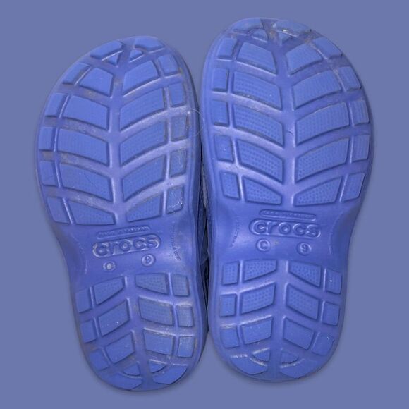 Crocs Handle It Rain Boot Blue Waterproof Rubber Boots Size C9 - Picture 5 of 5